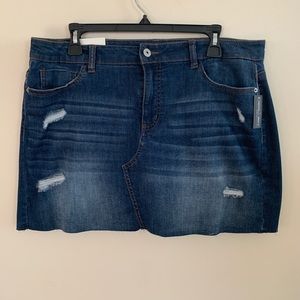 Vanilla Star jean mini skirt
